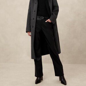 Banana Republic Mid-Rise Bootcut Vegan Leather Pant